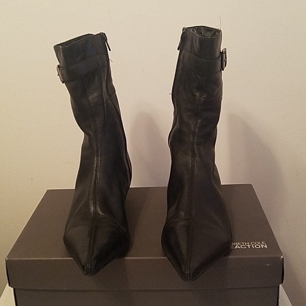 Black Mid-Calf Boots